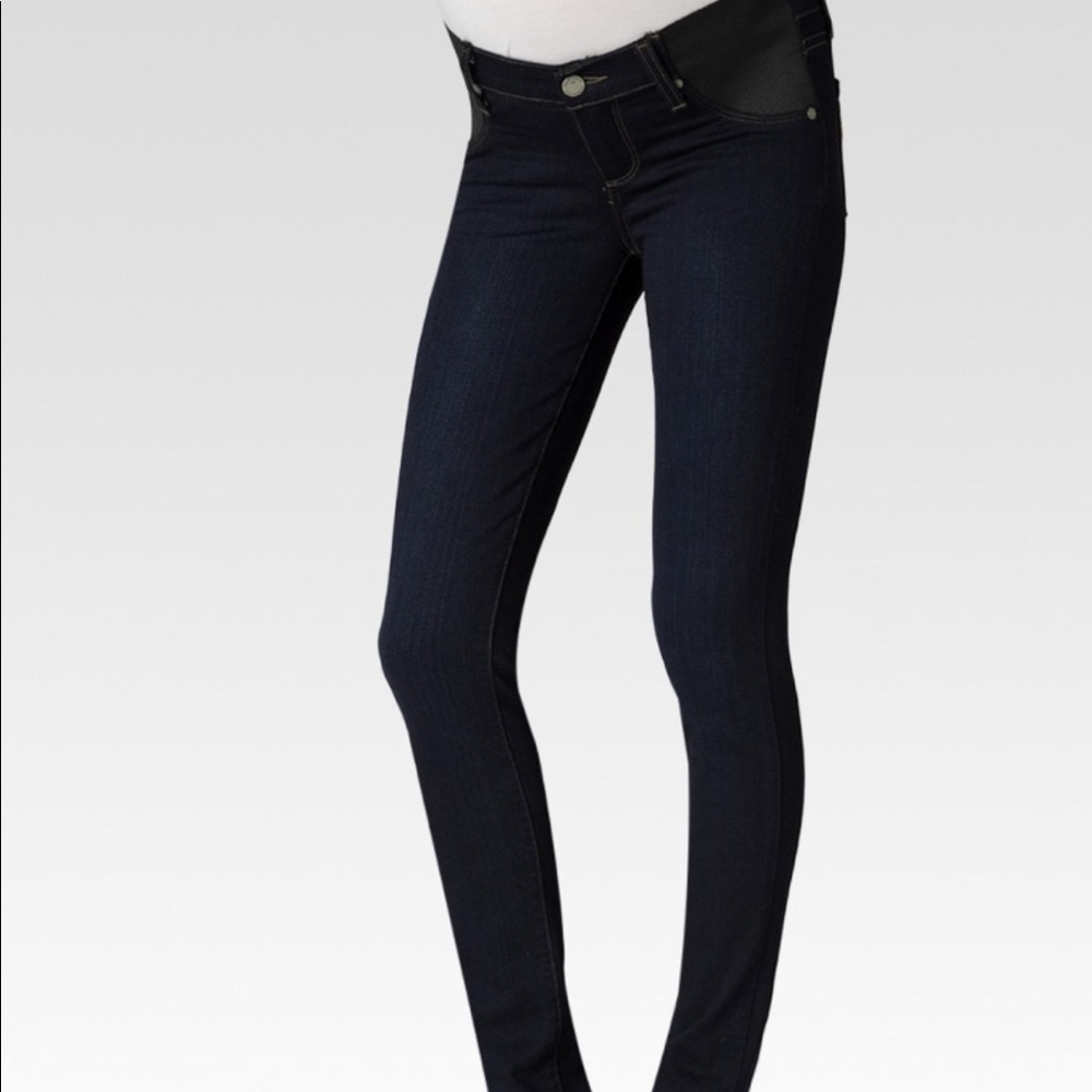 Paige skyline skinny maternity jeans